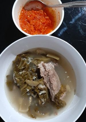 Foto resep Sayur Asin Iga Babi