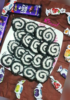 A picture of No bake swiss roll.