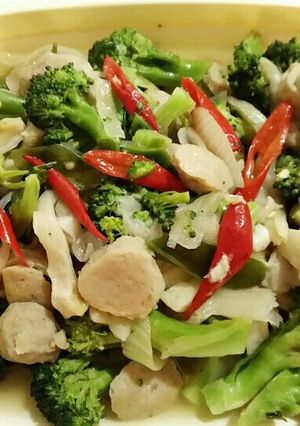 Foto resep Cah Brokoli Jamur Tiram
