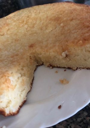 Una foto de Bizcocho de limón sin huevos