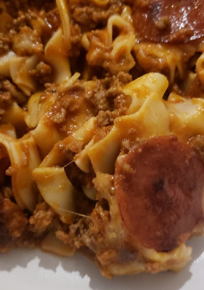 A picture of Lazy Sunday lasagna.