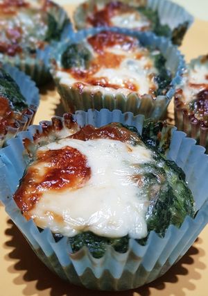 Una foto de Muffins de espinaca