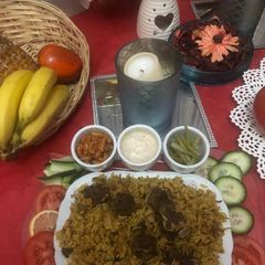 A picture of Leftover Beef Qorma Pilao Qorma flip into Qorma Pilao.