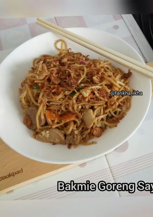 Foto resep Bakmie Goreng Sayuran