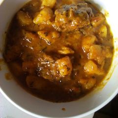 A picture of Yam porriage.