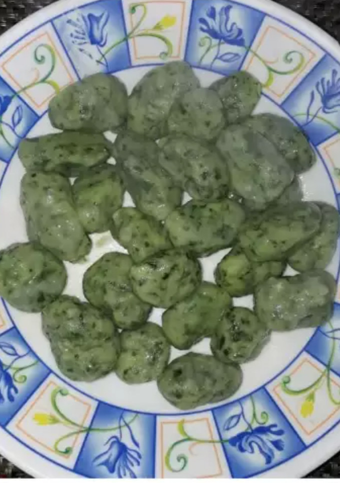 Una foto de Ñoquis de espinaca súper ricos y sanos!!!