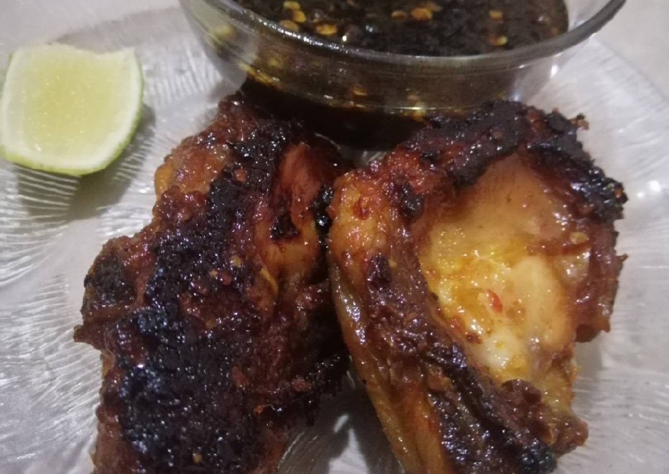 Ayam bakar taliwang sambal kecap