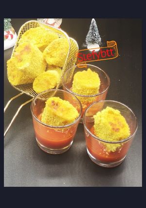 Foto di Paccheri ripieni croccanti con pomodoro