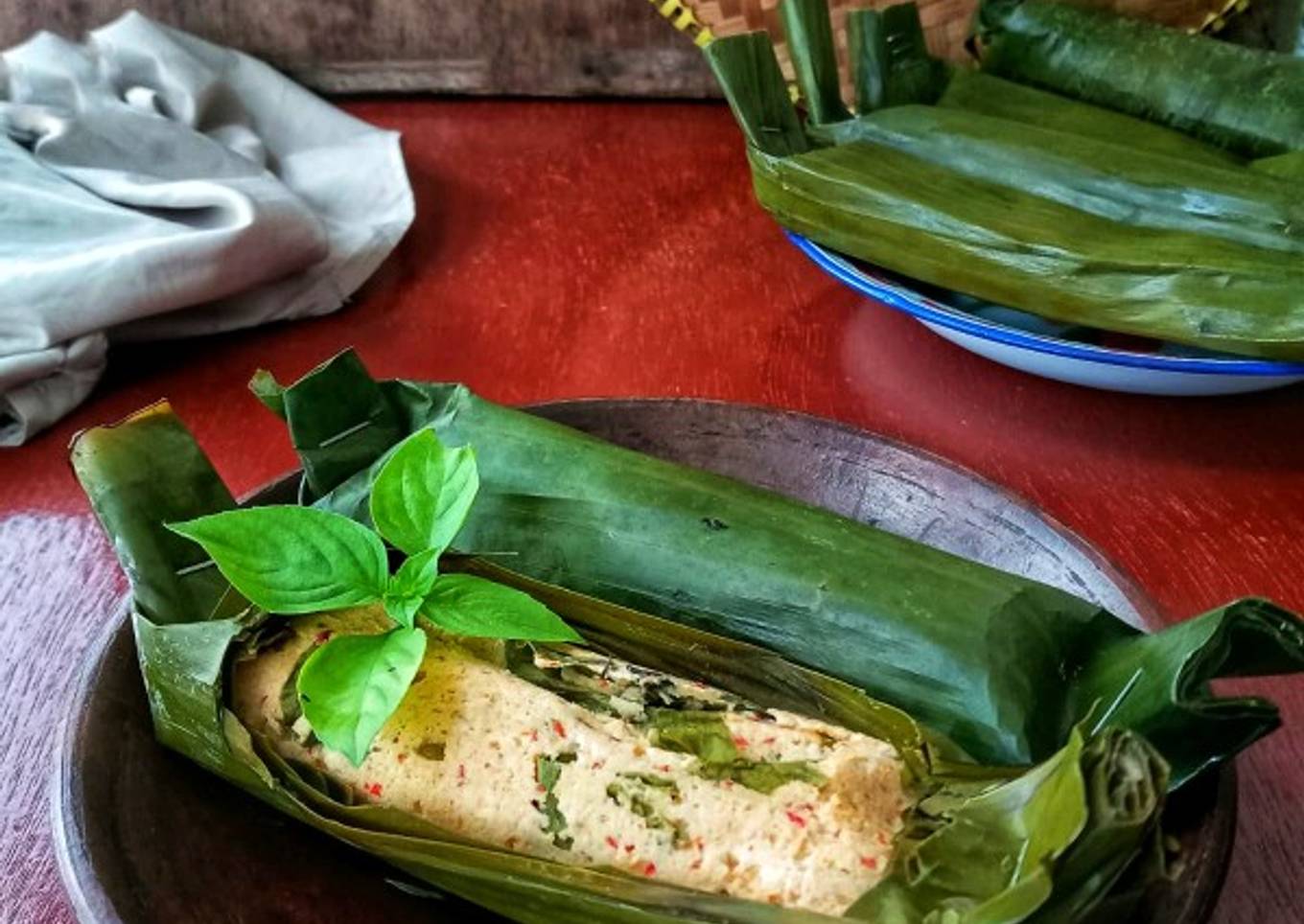 Pepes Tahu Kemangi