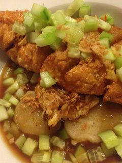 Foto resep Pempek ikan cuko terasi