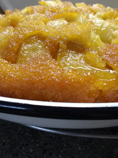 Una foto de Torta invertida de manzanas