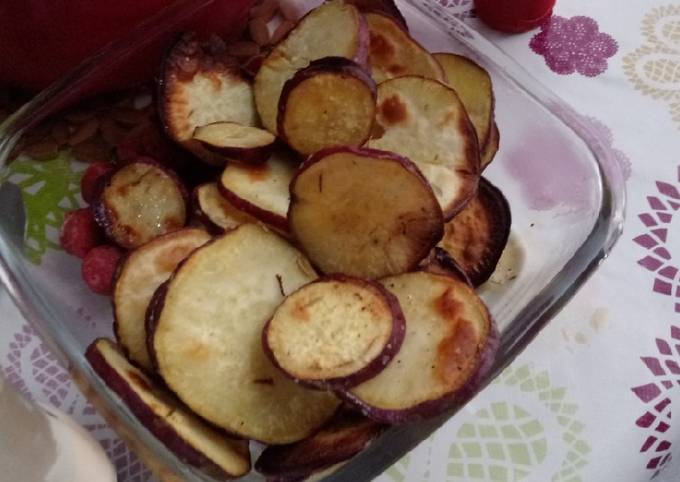 Batata Doce frita na airfryer Receita por Silvia - Cookpad