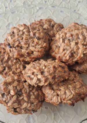 Una foto de Galletas saludables de avena y plátano 4 ingredientes