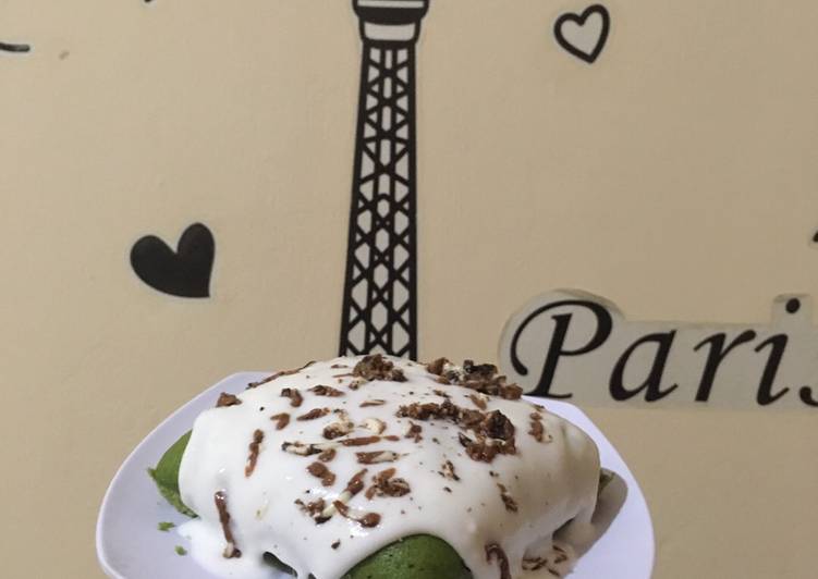 Resep Matcha Brownies Kukus yang simpel