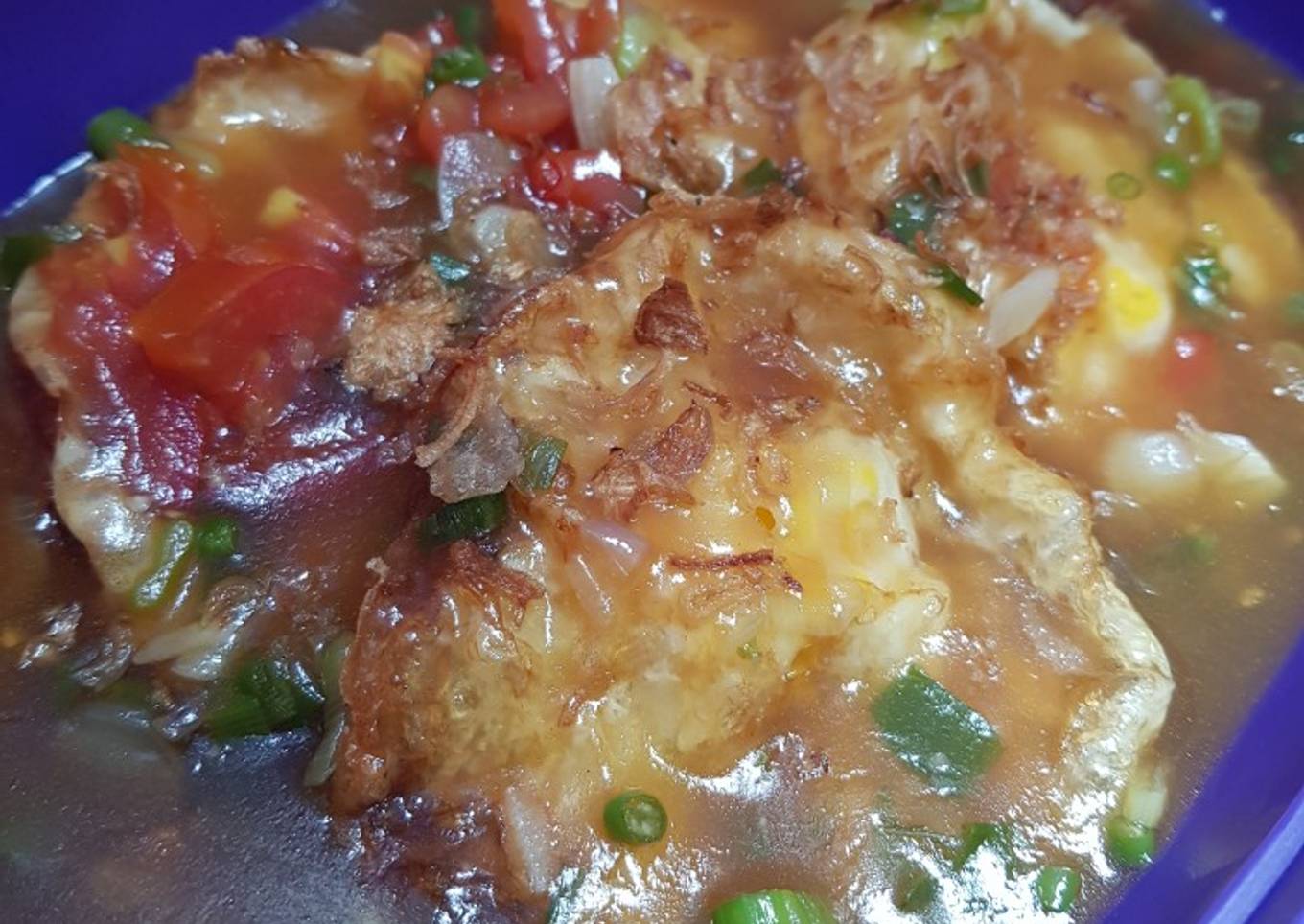 Telur saus rica-rica
