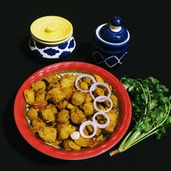 A picture of Masala Soya Curry.