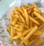 Ternyata ini lho! Resep buat Kentang goreng (french fries) ala restoran, krispi diluar, lembut di dalam, tanpa MSG  nagih banget