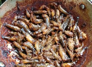 Hình của món Cá bống kho tiêu.