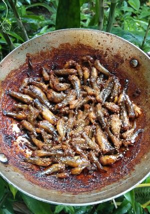 Hình của món Cá bống kho tiêu.