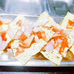 Papad Salad A picture of Papad Salad.