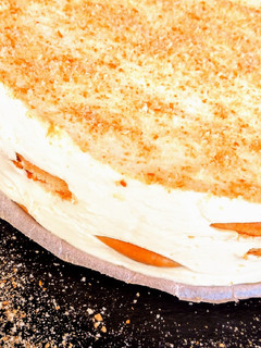 Una foto de Tarta de limón y galletas (sin horno)