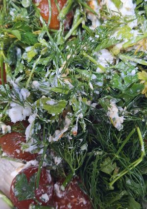 A picture of Keto salad.