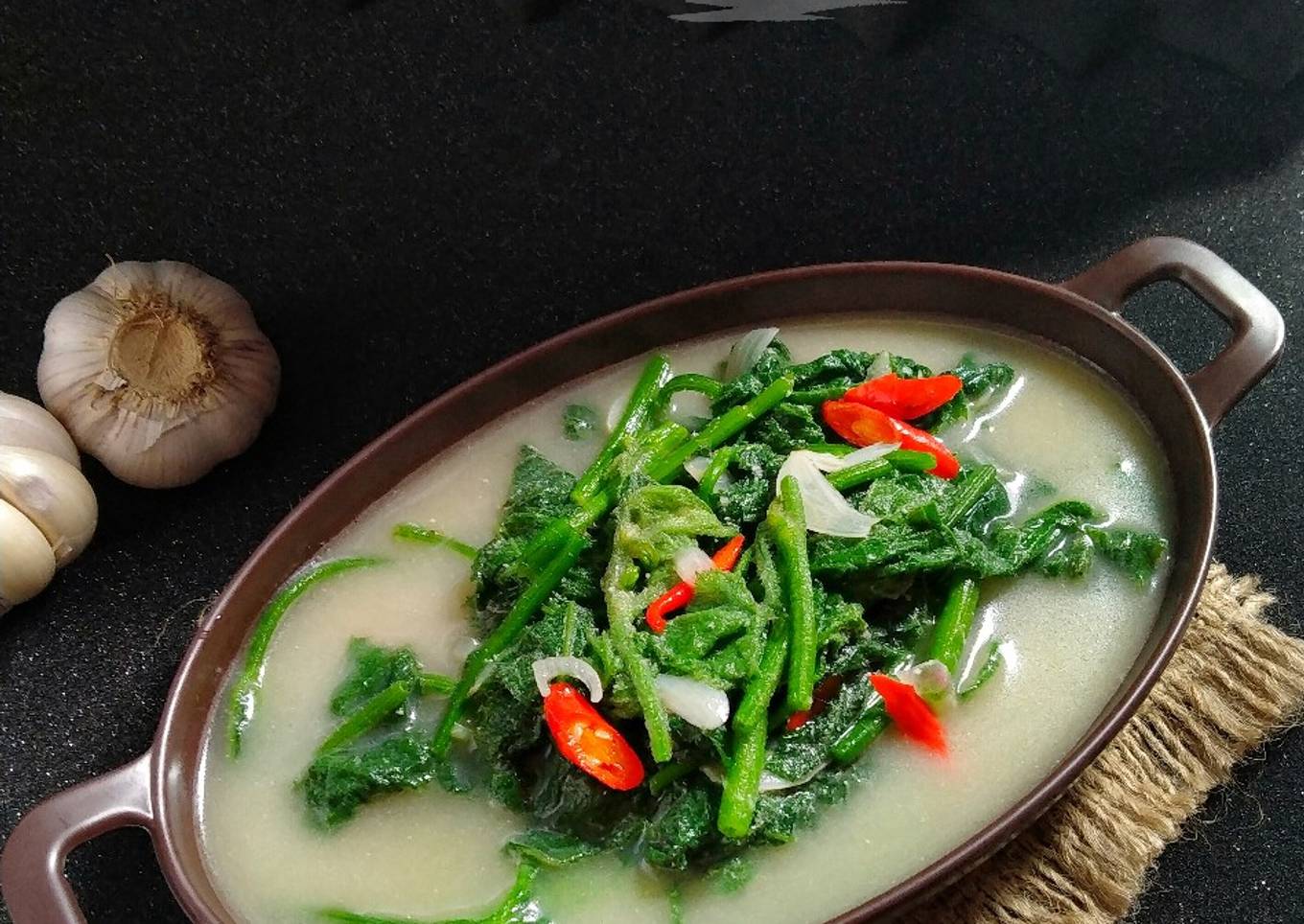 Gulai Putih Daun Labu