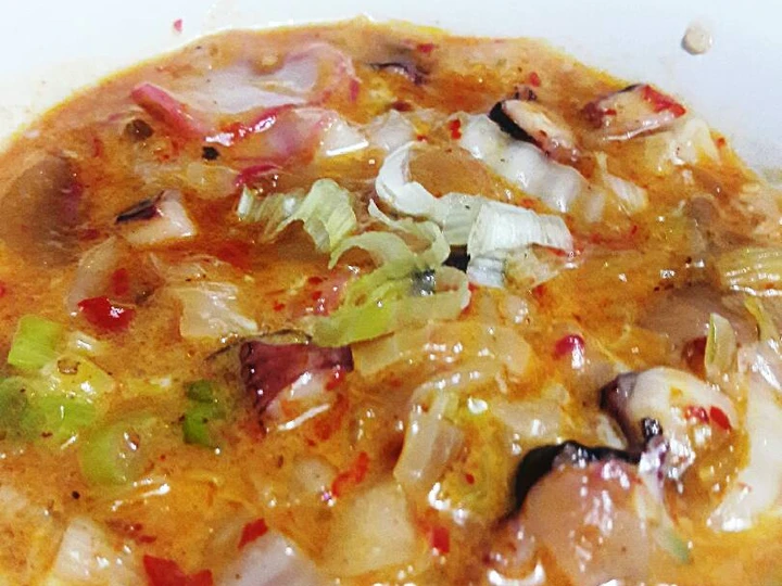 Langkah Gampang Menyiapkan Resep Octopus Seblak (Seblak Gurita) yang Bikin Ngiler Anti Ribet, Mantap Sekali