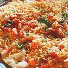 A picture of Masala papad.