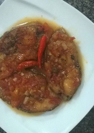 Hình của món Cá thu sốt cà chua.
