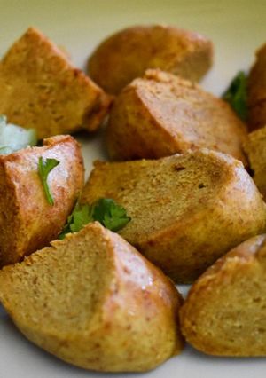 A picture of Mix Flour Baked Litti.