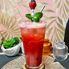 Mint Berry Smash Mocktail A picture of Mint Berry Smash Mocktail.