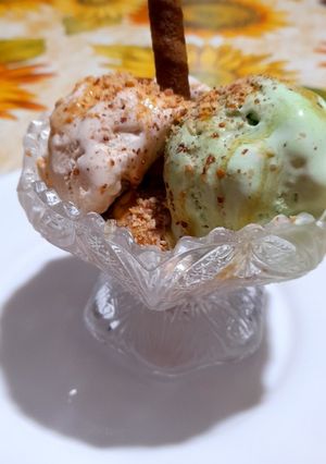 Une photo de Glace maison
