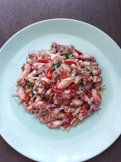 Foto resep Cumi Asin Kecombrang