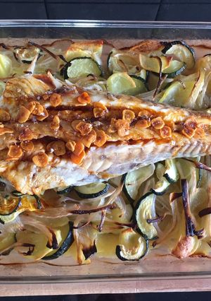 A picture of Baked Monkfish.