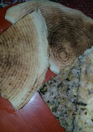 صورة لوصفة مطلوع محشي بالسلق واللحم المفروم