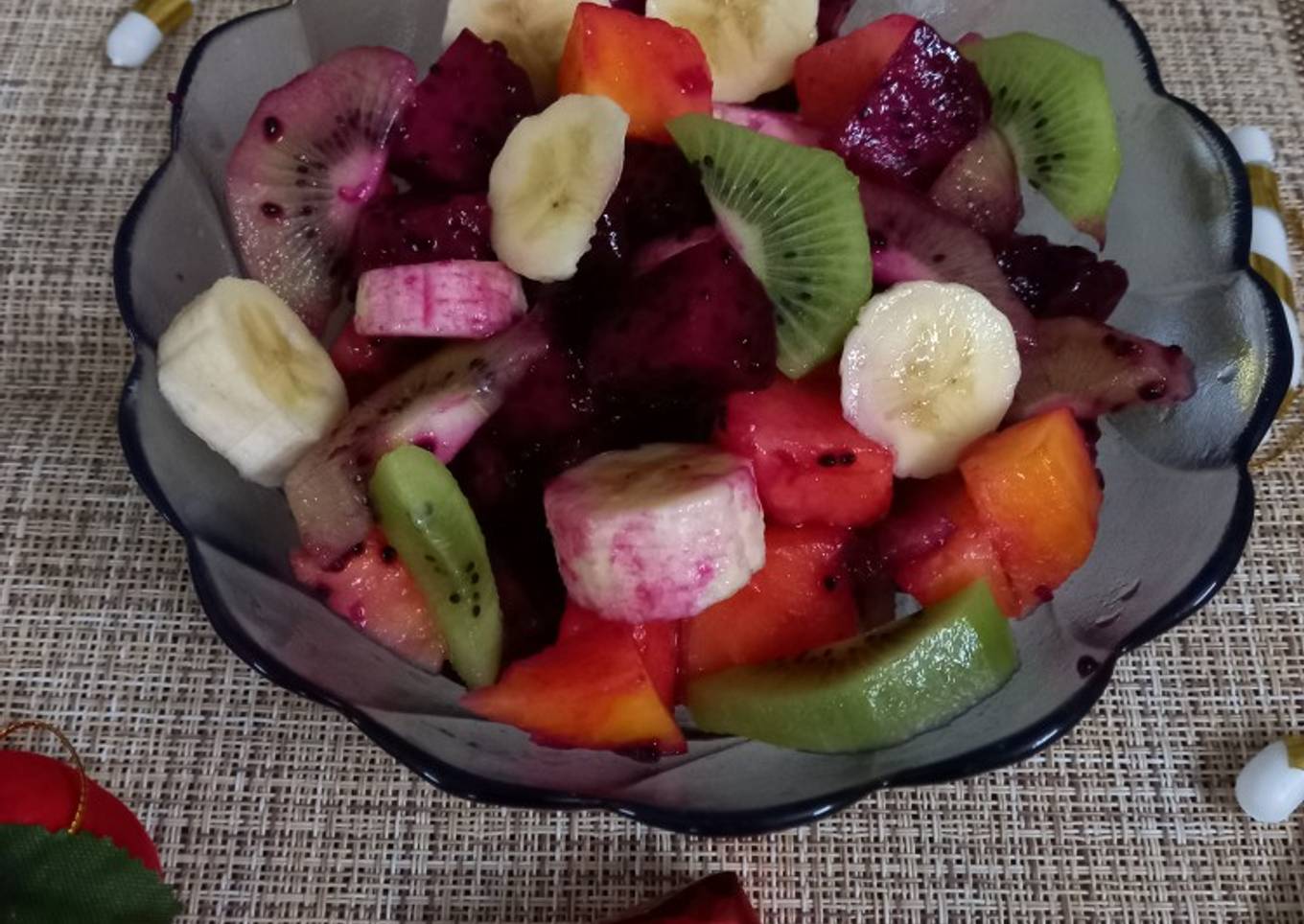 Dragon fruit salad