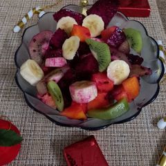 A picture of Dragon fruit salad.