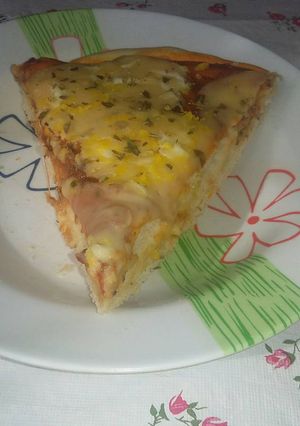 Una foto de Pizza al romero