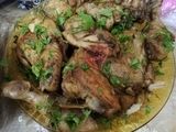 الفراخ في الفرن