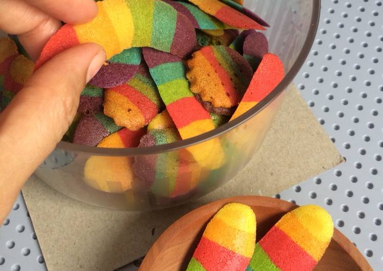 Cara termudah untuk Tips Makan di DimeLidah Kucing rainbow 🌈 ala fe’ #pekaninspirasi