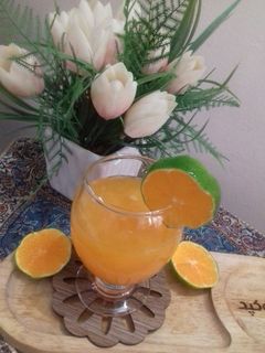 عکسی از دستور 🍊🍸شربت نارنگی🍸🍊