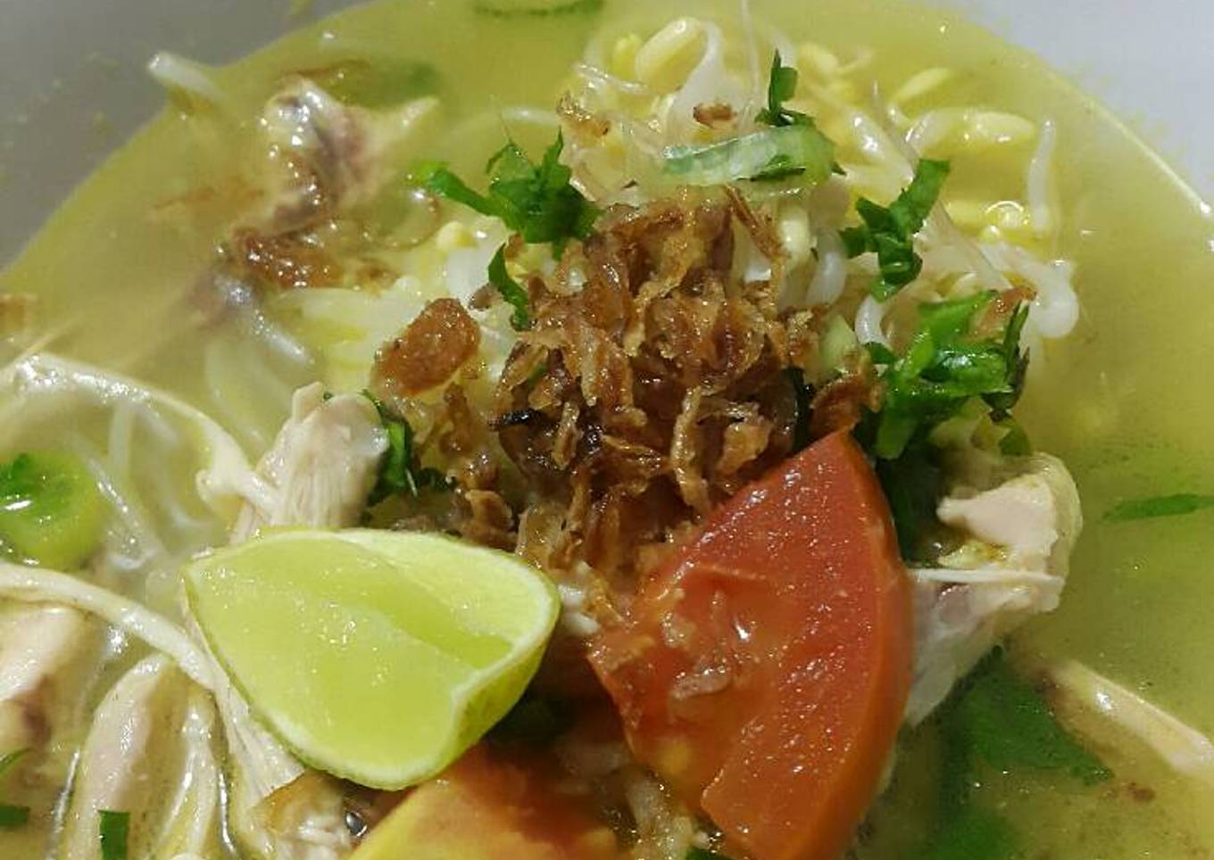 Soto ayam seger