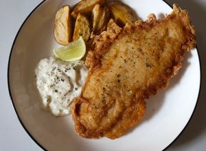 Foto resep Fish & Chips with Tartar Sauce