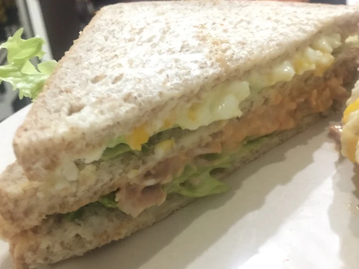 Langkah Gampang Membuat Resep Sandwich Tuna Telur Mayo yang Lezat Sekali Anti Ribet, Uenak Banget