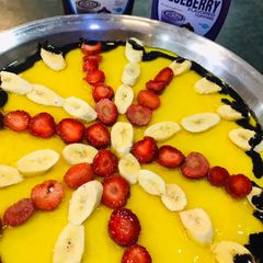A picture of Banana custard trifle.
