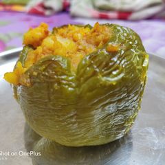 A picture of Stuffed Capsicum.