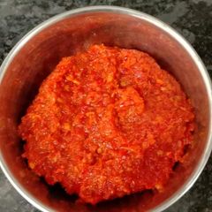 A picture of Red chilli chutney.