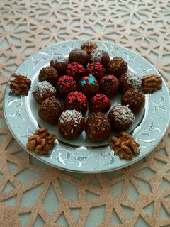 عکسی از دستور 🤎 توپک خرمایی 🤎