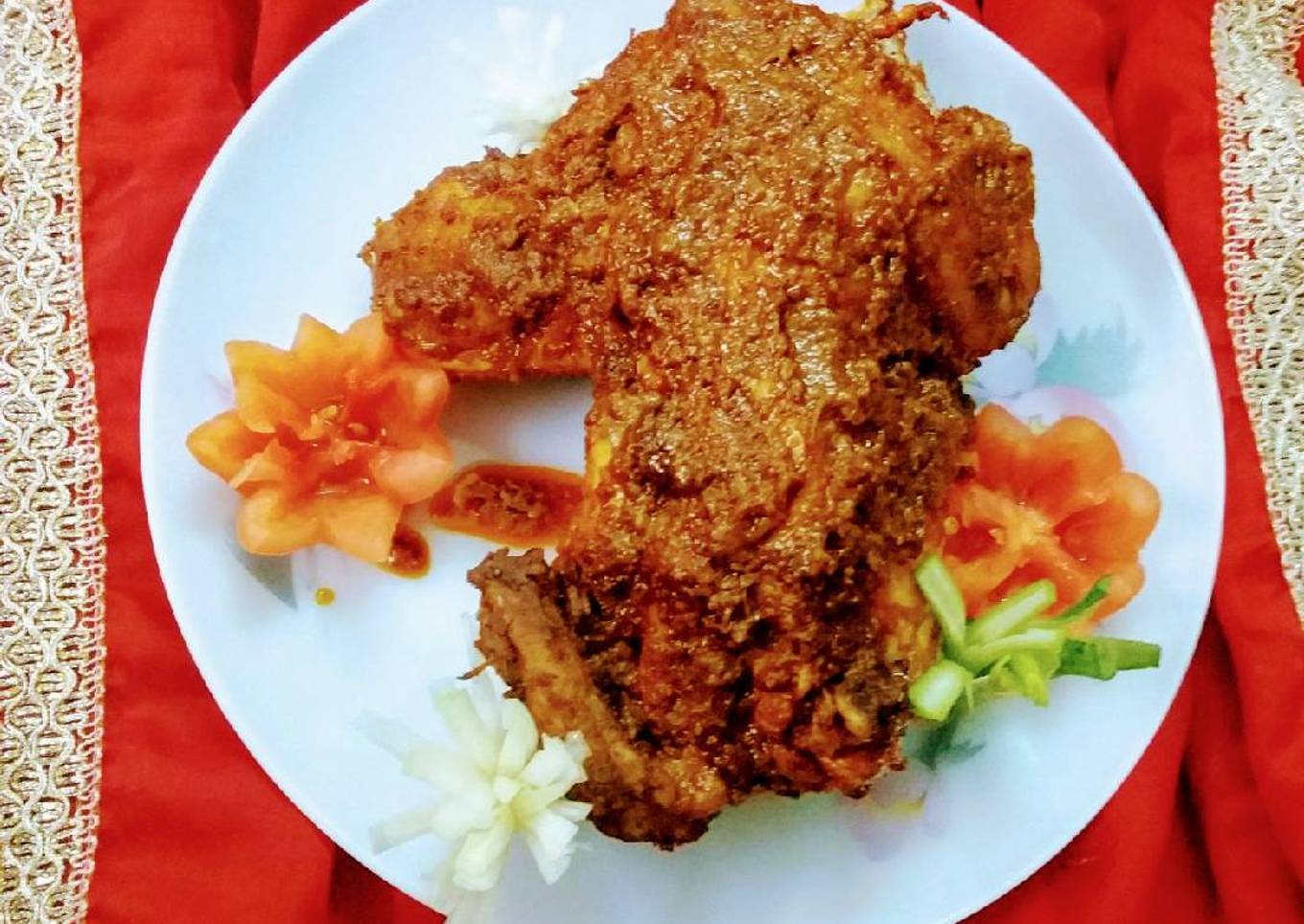 Murgh musallam in microwave